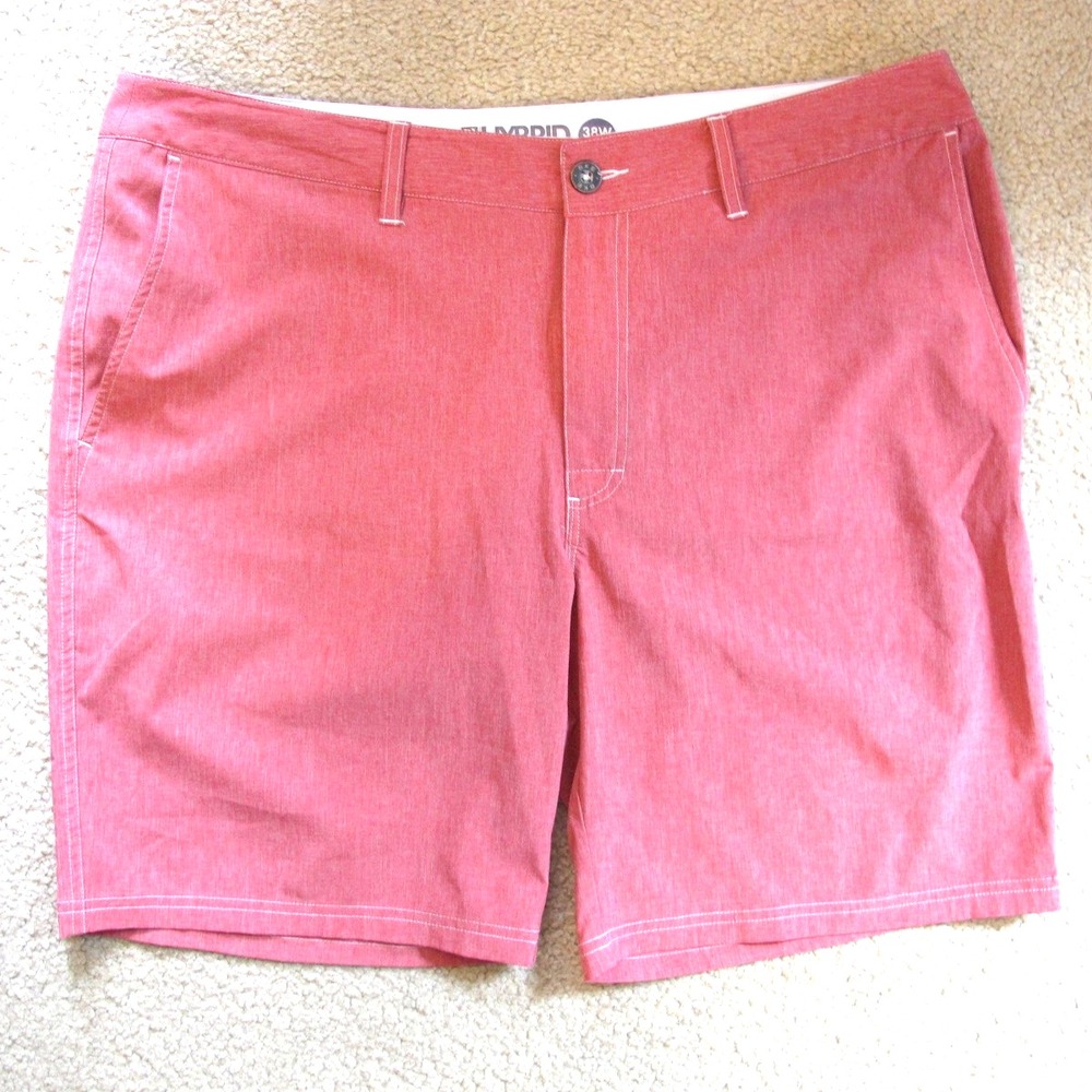 BKE Hybrid Performance Chino Lightweight Casual Shorts Men's Size‎ 38 x 9 #TR130